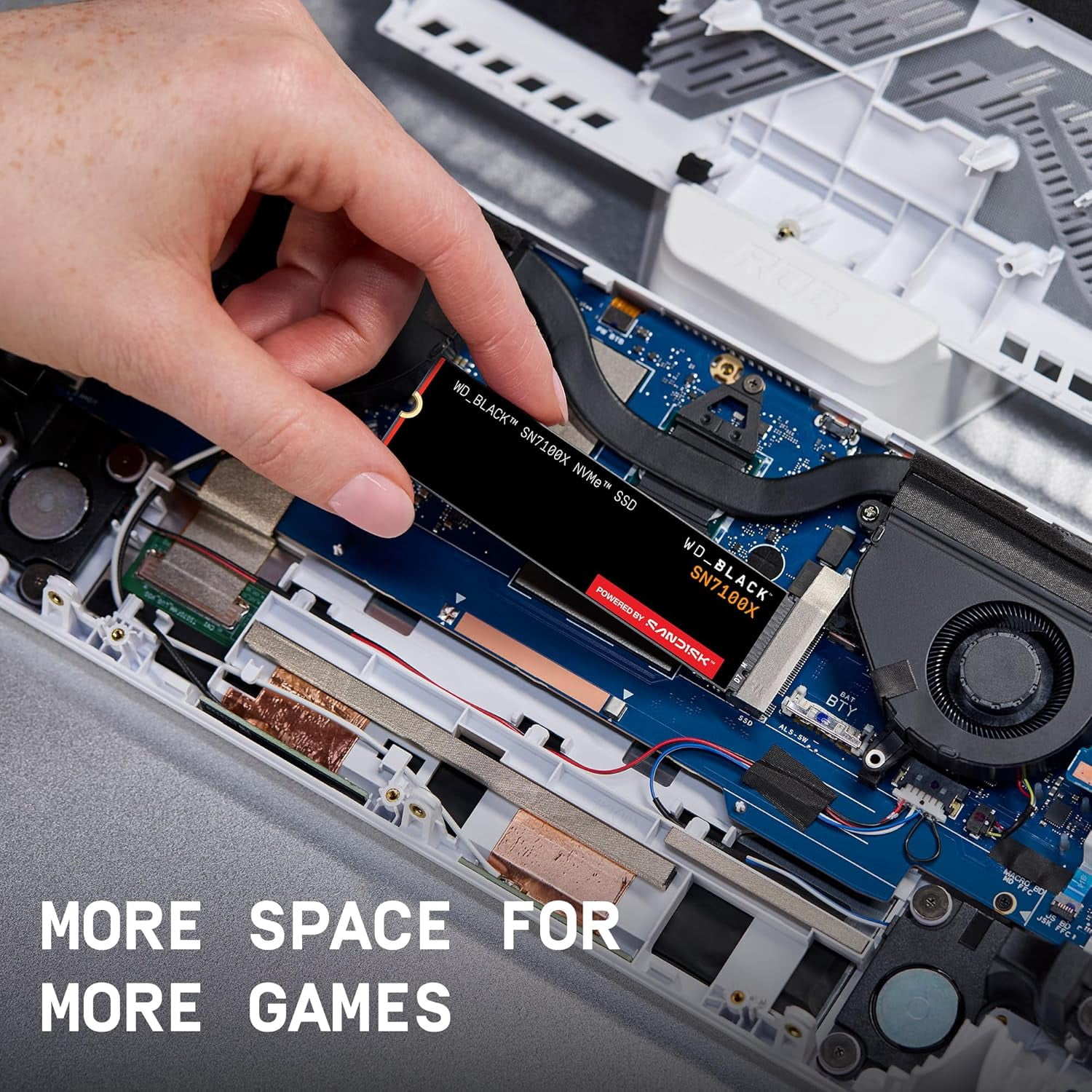 WD WDBELH0020BBK-WRSN 2TB SN7100X NVMe SSD Built for ROG Xbox Ally (X) & PC, Read Speeds Up to 7,250MB/s