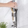 thumbnail image 2 of Soporte para herramientas de cabello para baño, soporte para alisador de aluminio espacial, sin perforación, soporte para rizador de pelo, ranura para gestión de cables integrada, 2 of 5