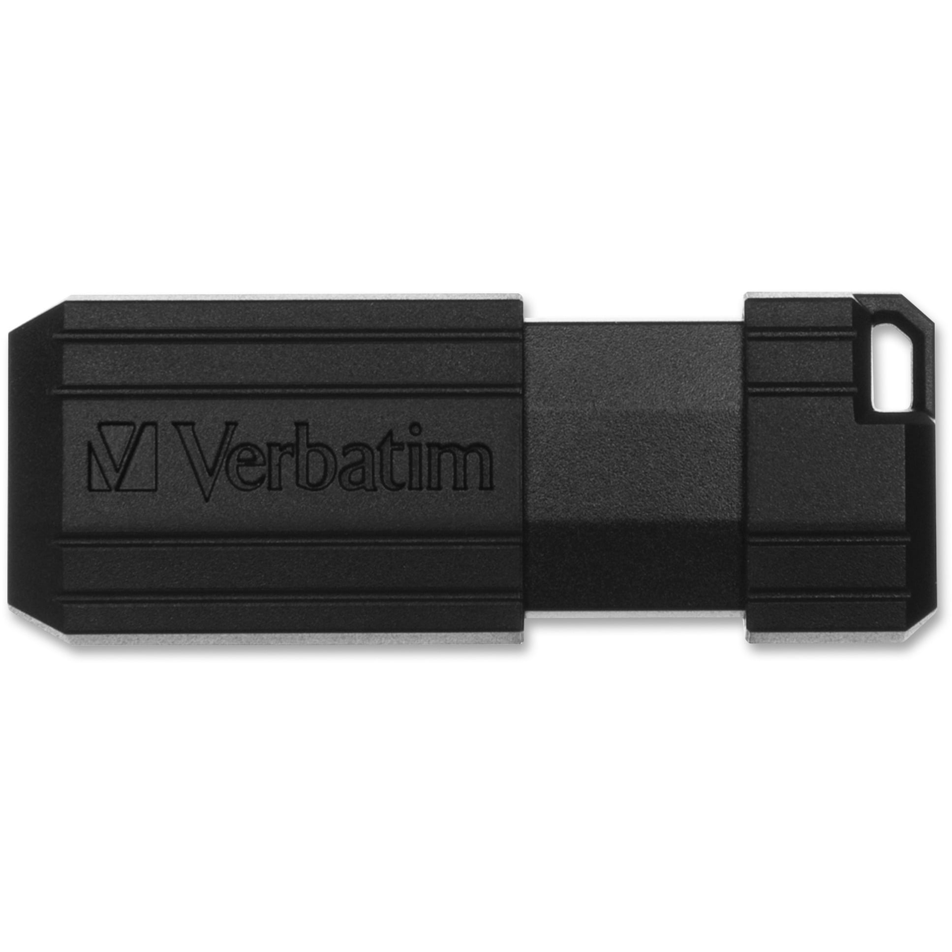 Verbatim 16GB Pinstripe USB Flash Drive - Black 16GB - Black - 1pk