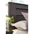thumbnail image 4 of Bowery Hill Contemporary King Panel Wood Headboard in Gray, 4 of 5