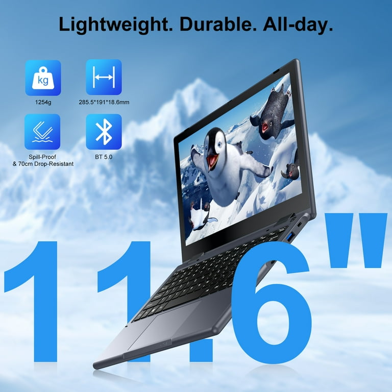 HYYUO 2 in 1 11.6''Touchscreen Laptop, 256GB SSD 16GB RAM, Intel