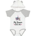 thumbnail image 3 of Inktastic My Nonnie Loves Me Unicorn Girls Baby Bodysuit, 3 of 5