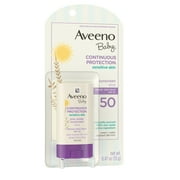 Aveeno Baby Sensitive Skin SPF 50 Mineral Sunscreen Stick, 0.47 oz
