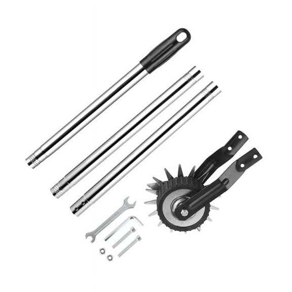 Edger Lawn Tool, Hand Manual Lawn Edger, Wheel Rotary Trimmer Grass Edger Shear for Garden Sidewalk ( 1.2m)