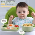 thumbnail image 4 of Juego de Plato y Tazón Domensi Cuadrado de Porcelana para Niños 4 Piezas, 4 of 6