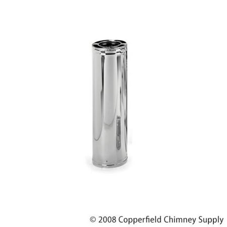 

M & G Duravent 6DP-24SS 6 Inch x 24 Inch Dura-Vent Dura/plus Chimney Length Inner Liner 430-alloy Stainless Stainless Outer Wall