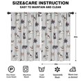 thumbnail image 2 of Blackout Kids Curtains,Boston Terrier Childrens Insulated Curtains Set Of 2,Bedroom Essentials,Toddler Room Decor 52x84in(132x213cm), 2 of 4