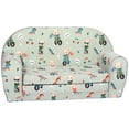 thumbnail image 1 of Delsit Kids Couch for Toddlers - 2 in 1 Convertible Foam Sofa to Lounger, Comfy Flip Out Lounge Chair for Children, Made in Europe, 1 of 5