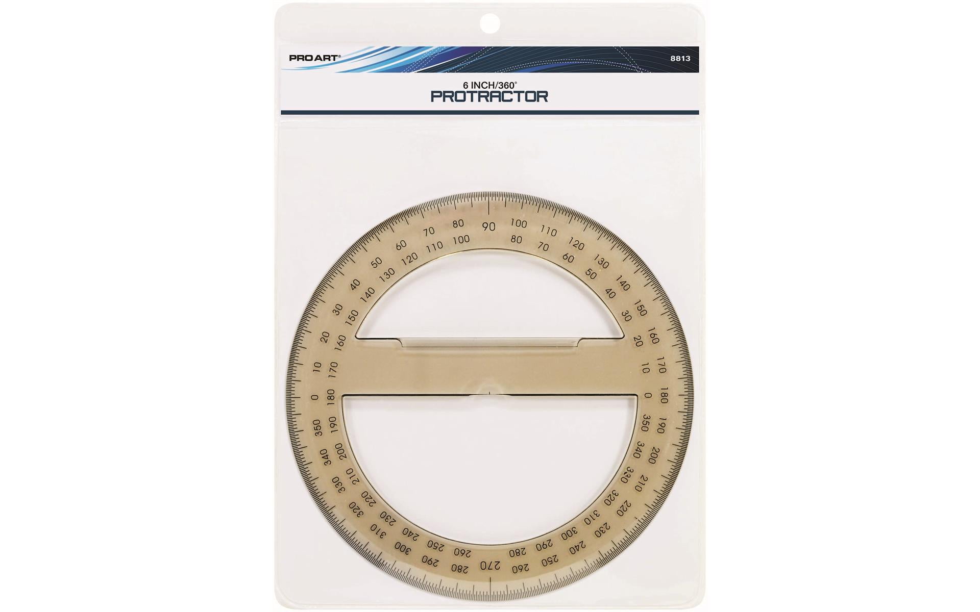 Pro Art Protractor 360 Degree 6"