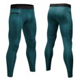 thumbnail image 4 of Mens Leggings High Waisted Workout Athletic Compression Pants Ankle Length Running Gym Tights with Pockets, 4 of 6