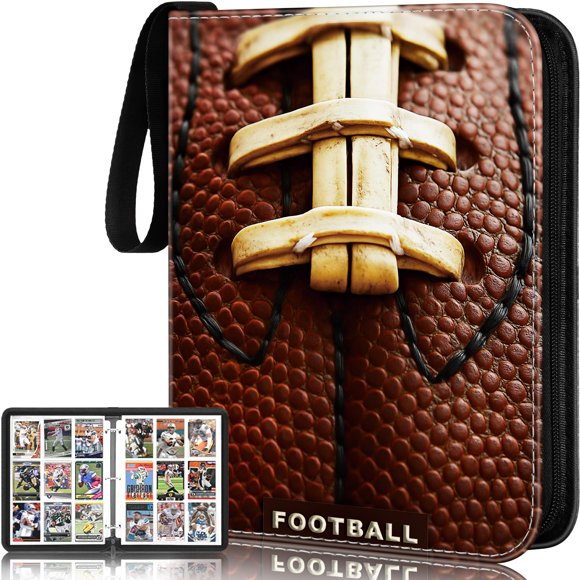 Archivador de tarjetas de fútbol RONMONG de 990 bolsillos con fundas