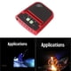 thumbnail image 5 of Linterna frontal LED recargable linterna frontal con Clip en la cabeza Luz rojo Zulema faro recargable, 5 of 8