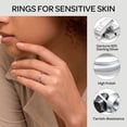 thumbnail image 6 of ChicSilver 925 Sterling Silver Rings for Women, 2mm Minimalist Silver Wedding Band Ring, Comfort Fit Stacking Ring for Women, Simple Anniversary Engagement Gift Jewelry, 6 of 11