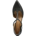 thumbnail image 4 of Adrienne Vittadini Womens Naemi T-Strap Pointed Toe Pumps Black 8 Medium (B,M), 4 of 4