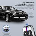 thumbnail image 4 of Key Fob Cover Compatible with Dodge Ram 1500 limited 2500 3500 4500 5500 2021-2026 4 Button Metal Keychain Case Holder Protector,A-3 Buttons Black, 4 of 9