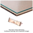 thumbnail image 6 of ArtToFrames 10x13 Inch Mahogany and Burgundy Picture Frame, This Brown MDF Poster Frame is Great for Your Art or Photos, Comes with Regular Glass (4211), 6 of 7