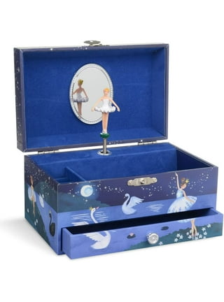 Jewelry Box for Girls - Jewelry Organizer Toy - 21PCS Double Layer Girls  Playlet Dress Up Toys - Kids Jewelry Box for Little Girls 