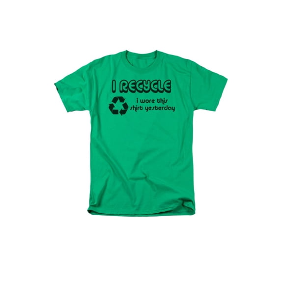 I Recycle I Wore This Shirt Yesterday Funny Saying Adult T-Shirt