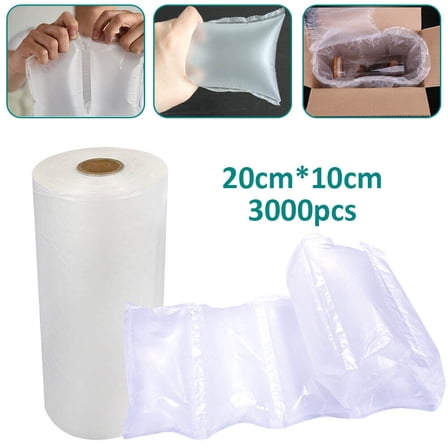 Miumaeov Air Pillow Cushion Filler Bag Roll Mini Air Packing Easi Machine 3000pc 20*10cm