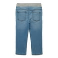 thumbnail image 2 of Wonder Nation Toddler Boy's Knit Denim Jeans, Sizes 12M-5T, 2 of 3