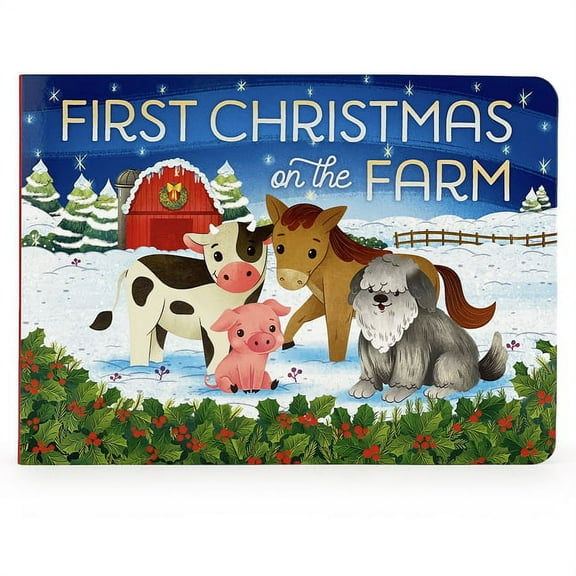 First Christmas on the Farm, (Board Book)