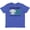 Retro Heather Royal, variant on Inktastic Please Dont Feed Me I Have a Food Allergy with Elephant and Ribbon Youth T-Shirt