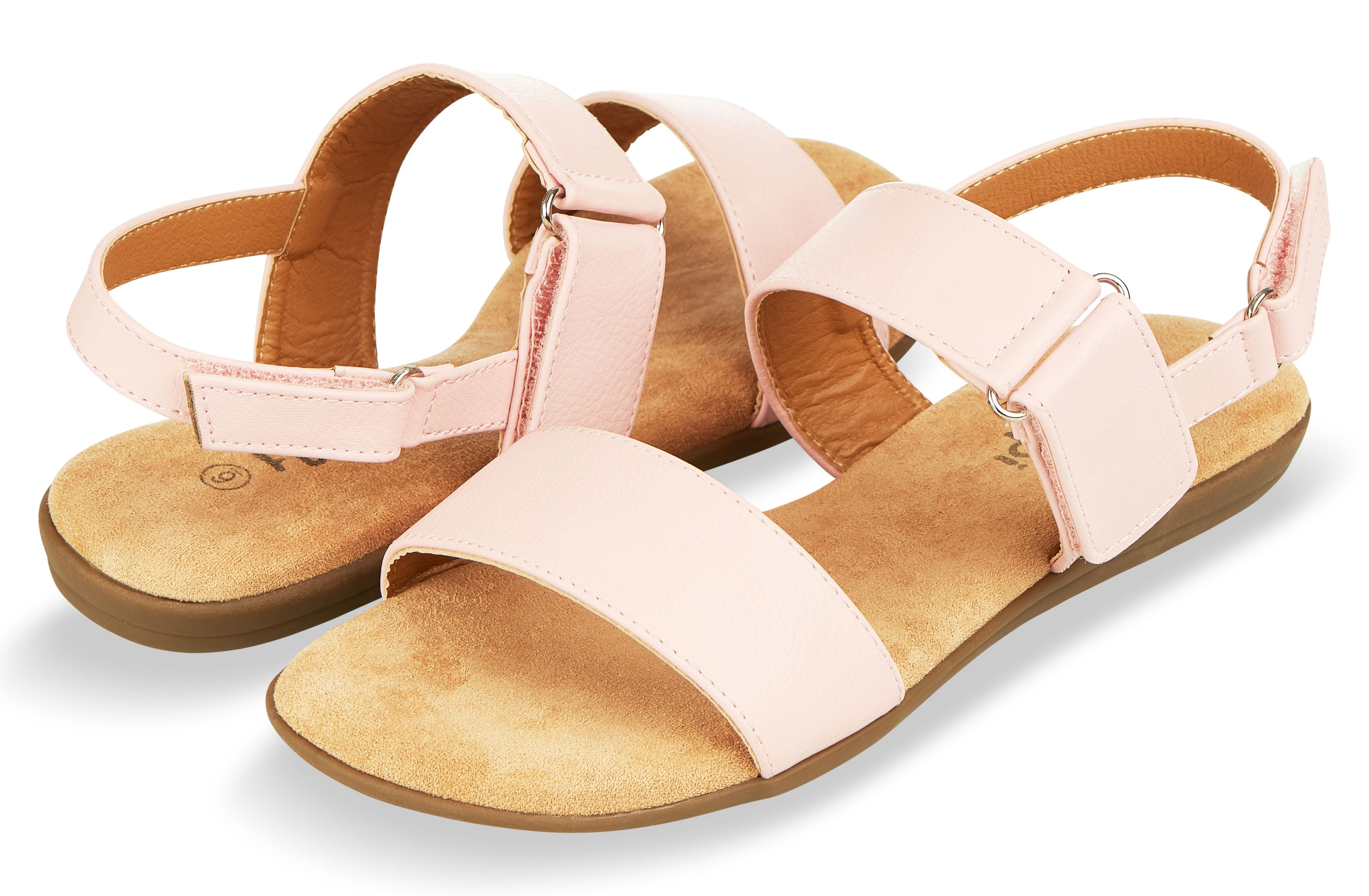Floopi - Floopi Womens Summer Flat Sandals Open Toe Adjustable Velcro ...