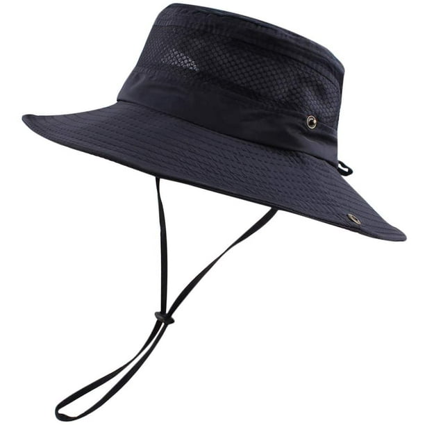 Summer Men Fishing Hat UPF 50+ UV Protection Sun Hats for Women Outdoor  Wide Brim Bucket Cap 