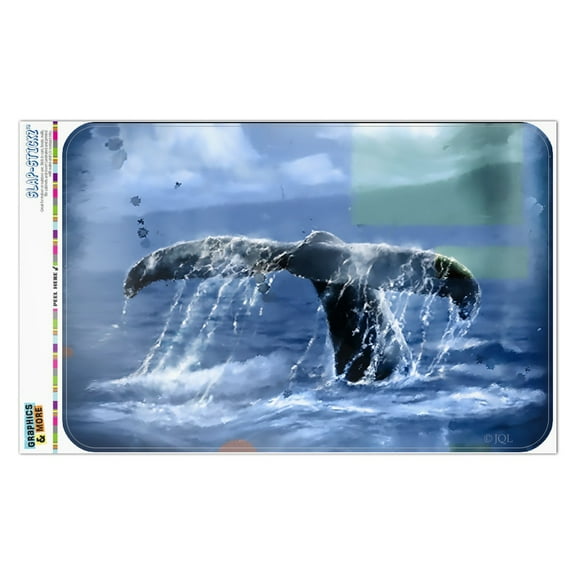 Whale Tail Ocean Home Business Office Sign