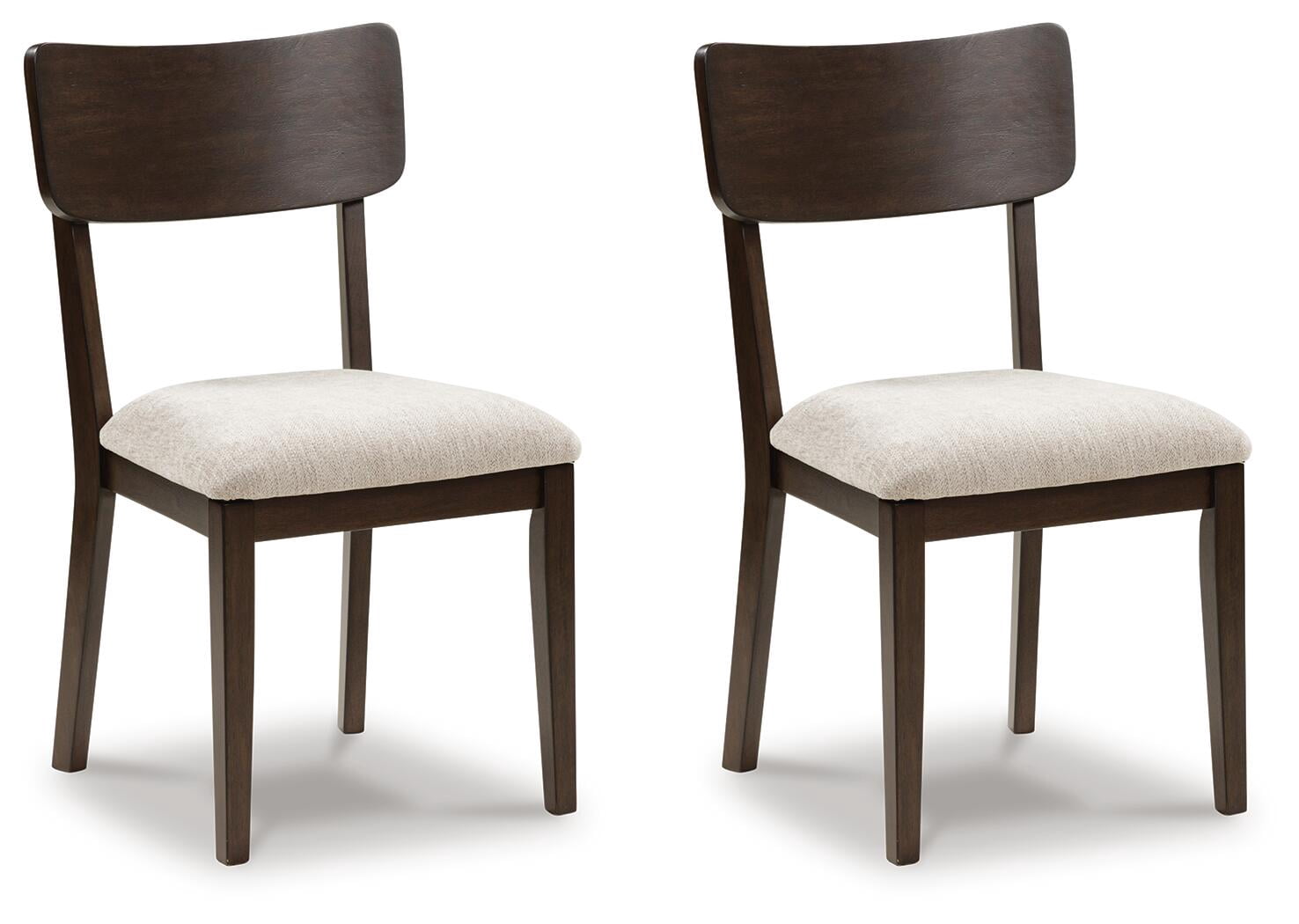 Signature Design by Ashley Favelon Dining Upholstered Side Chairs, Set of 2, Merlot Polyester Upholstery