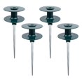 thumbnail image 5 of 10 Inch Garden Hose Guide Spike, Rust Free Zink Sturdy Metal Stake, Heavy Duty Dark Green Spin Top, Keeps Garden Hose Out of Flower beds, for Plant Protection, 6 Pack, 5 of 9