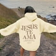 thumbnail image 5 of XINXIAOO Womens Hoodies Jesus Loves You Hoodies Oversized Graphic Hoodies for Women Pullover Sweatshirts for Women Winter Tops College Clothes for Women, 5 of 6