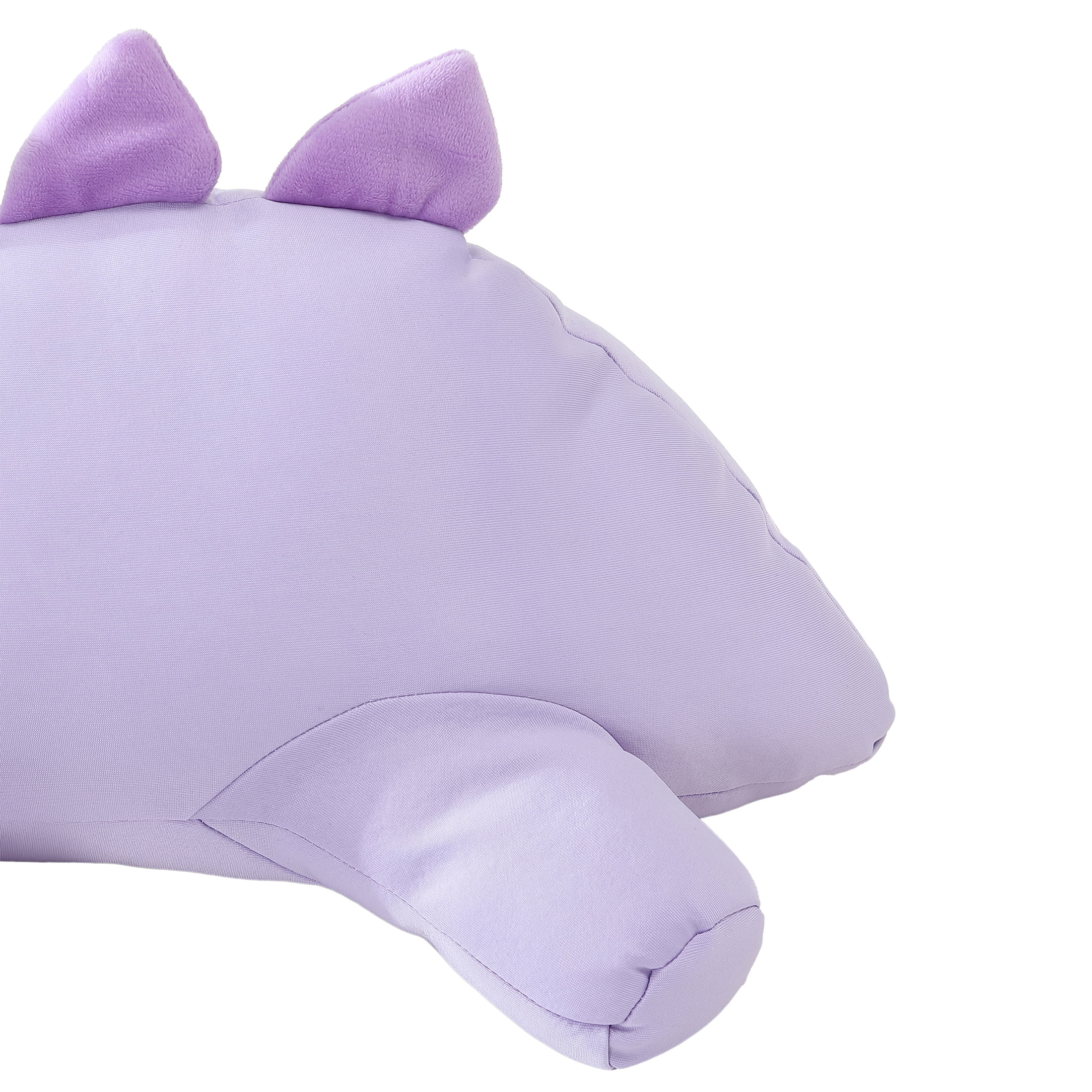 Your Zone Kids 23" x 7" Purple Dino Cooling Plush Pillow