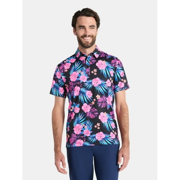 Birdie Bound Men's and Men's Big & Tall Novelty Golf Polos, Sizes XS-4XLT