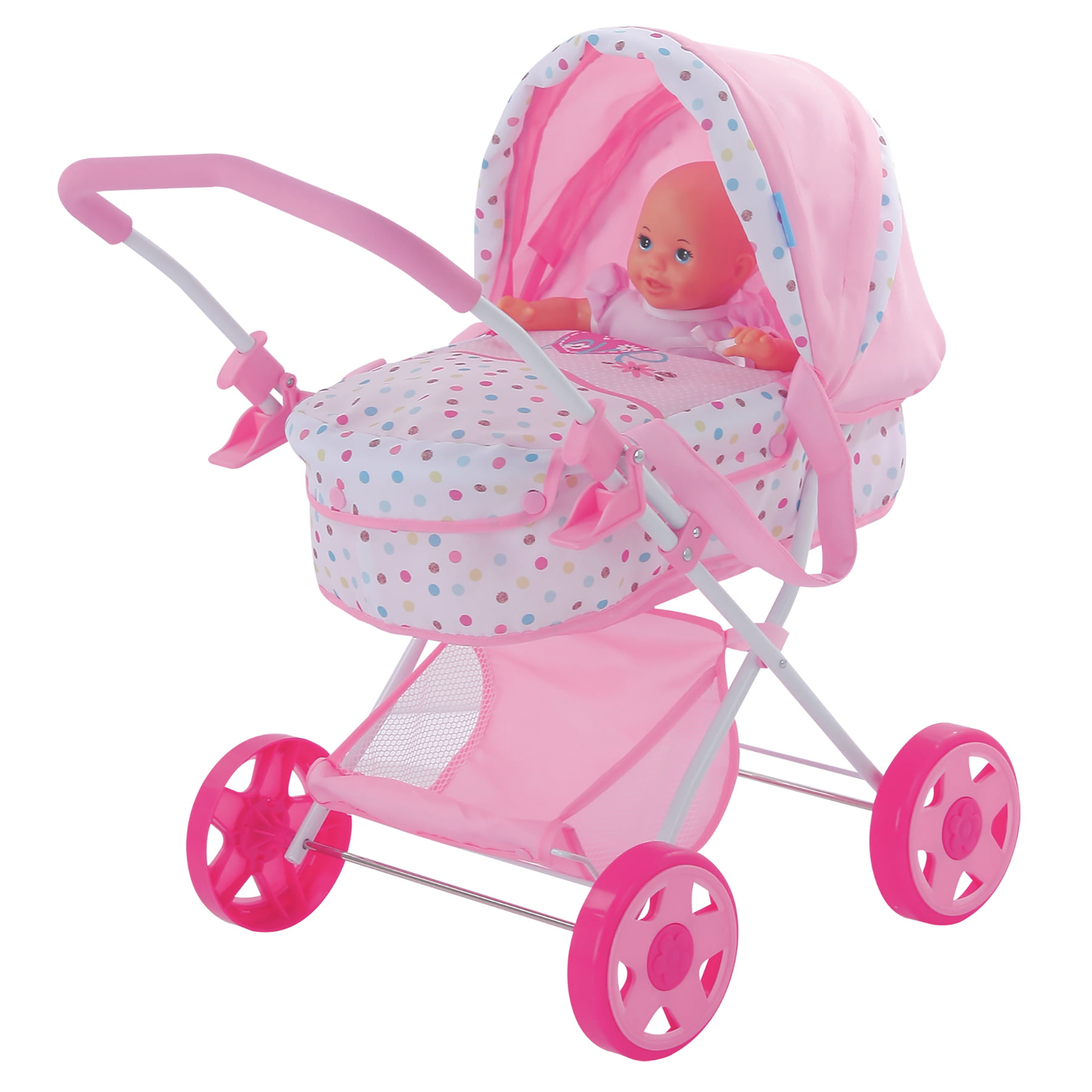 baby doll with a stroller