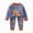 G167-Grey, variant on masbird Girls Boys Pajamas 2 Pieces Pajama Set Long PJs Soft & Cute for Kids Jmmies Clothes Fall Winter Sleepwear for 6-12 Months 12-24 Months 2 3 4 5 6 7 8 9 T(Grey,12-18 M)