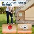 thumbnail image 3 of Memoryfield 10'x6' Inflatable Tent for Camping, Quick Blow Up Tent, for 2-4 Person, 3 of 13