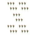thumbnail image 1 of Paquete de 6 pastos artificiales Naiovety Apariencia realista rojo, 1 of 6
