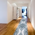 thumbnail image 4 of Ottomanson Non-Slip Hallway Runner Rug 1'10" x 7' Perfect for High Traffic Areas, Off-White Oriental, 4 of 8