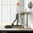 thumbnail image 2 of SuperFit 2.25HP 2 in 1 Dual Display Folding Treadmill Jogging Machine W/APP Control Yellow, 2 of 10