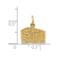 thumbnail image 3 of 14k Yellow Gold Swiss Cheese Charm, 3 of 4