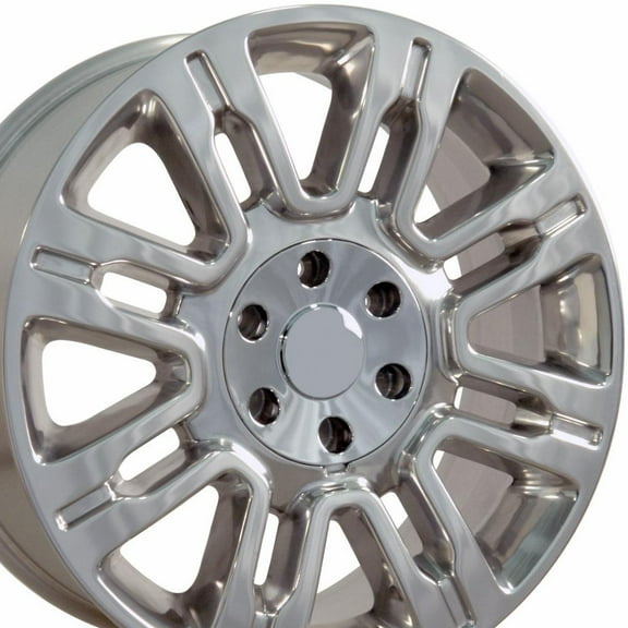 OE Wheels FR98 20 Inch Rim Fits Expedition Style 6x135 20x8.5 Polished - Hollander 3788 (1)