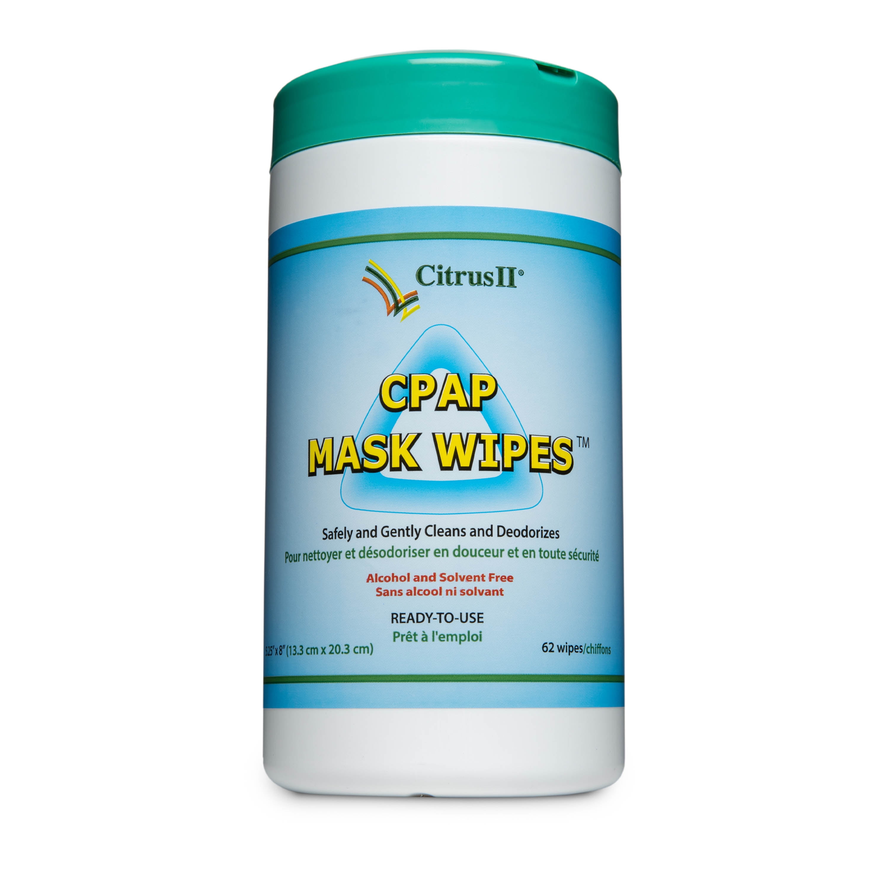 Citrus II CPAP Mask Cleaning Wipes, 62Count