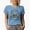 Baby Blue, variant on Think Happy, Bee Happy Art Merch Gift, Baby Blue T-Shirt, 3XL