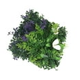 thumbnail image 3 of simhoa 25x25cm Simulation Grass Greenery Wall Panel Decor Realistic Wall Decoration for Terrace, Bathroom Multifunctional Accessory Style B, 3 of 8
