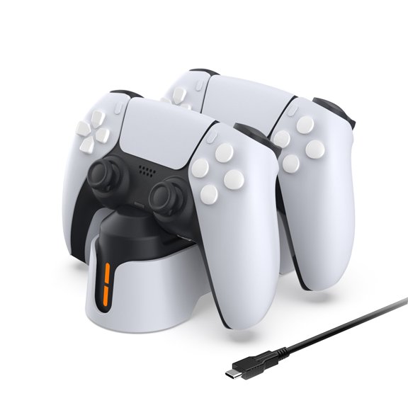 PS5 Elite Controller Dual Charging Dock, 2.5H Fast Charge, LED Indicator, Overcharge Protection