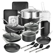 Granitestone Pots and Pans Set 22 Pcs Nonstick Cookware Set with Bakeware Set