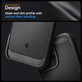 thumbnail image 4 of Funda para teléfono Spigen Rugged Armor MagFit iPhone 16 Pro, negra, 4 of 7