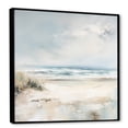 thumbnail image 2 of Designart "Winter'S Enchantment By The Coastal Ocean II" Coastal Ocean Floater Framed Canvas Art Print, 2 of 5