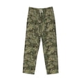 thumbnail image 4 of Xecao Green Snake Skin Men's Straight Lounge Pajama Pants: The Ultimate in Comfortable Sleepwear, 4 of 9